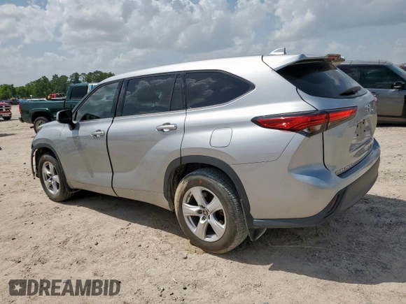 2021 Toyota Highlander L with VIN 5TDBZRBH3MS539544, listed as a Copart auction lot 61685235 with 84,266 mi miles and Salvage title. Bid and sale history available at DreamBid. Image 2.