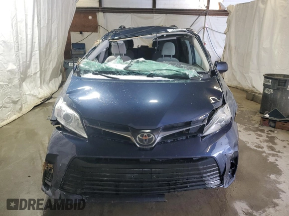 2020 Toyota Sienna LE with VIN 5TDJZ3DC5LS240162, listed as a Copart auction lot 87418854 with Not provided miles and Salvage title. Bid and sale history available at DreamBid. Image 5.