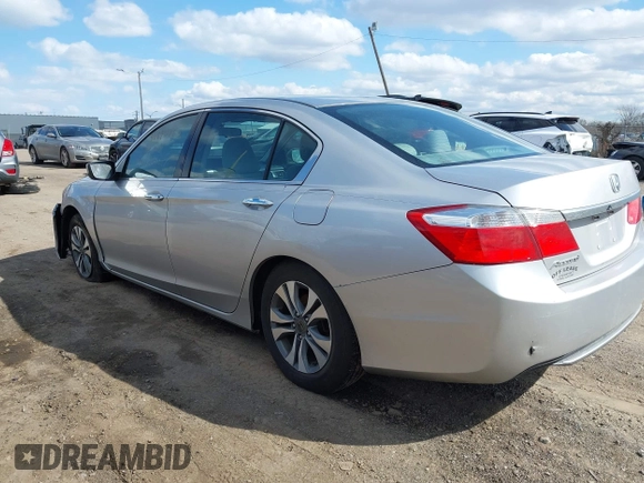 2015 Honda Accord LX with VIN 1HGCR2F36FA000864, listed as a IAAI auction lot 41990265 with 141,807 mi miles. Bid and sale history available at carsss.com. Image 3.