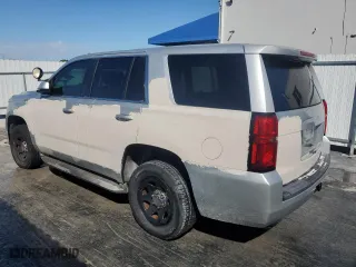 2015 Chevrolet Tahoe Commercial with VIN 1GNLC2EC3FR255403, listed as a Copart auction lot 46354125 with 0 mi miles and Clean Title. Bid and sale history available at carsss.com. Image 2.