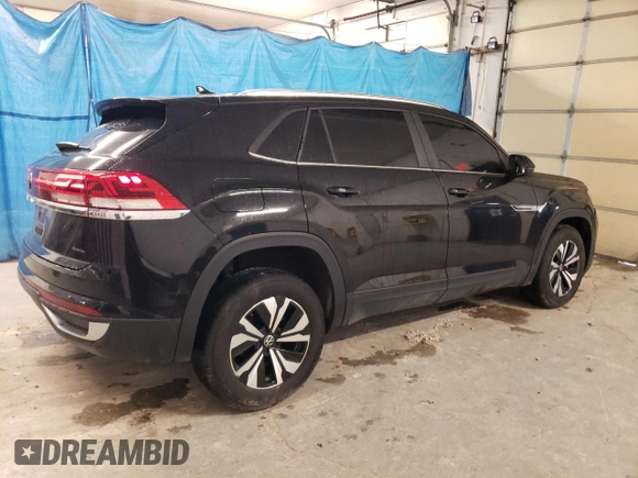 2024 Volkswagen Atlas SE with VIN 1V2LE2CA9RC248451, listed as a Copart auction lot 45288595 with 14,541 mi miles and Clean title. Bid and sale history available at DreamBid. Image 3.