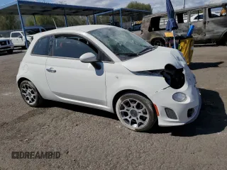 2018 FIAT 500 Pop with VIN 3C3CFFKH3JT465141, listed as a Copart auction lot 72617594 with 11,665 mi miles and Salvage Title. Bid and sale history available at carsss.com. Image 4.