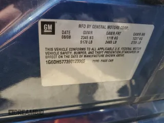 2009 Cadillac CTS AWD with VIN 1G6DH577390123365, listed as a Copart auction lot 54815885 with 141,026 mi miles and Salvage Title. Bid and sale history available at DreamBid. Image 13.