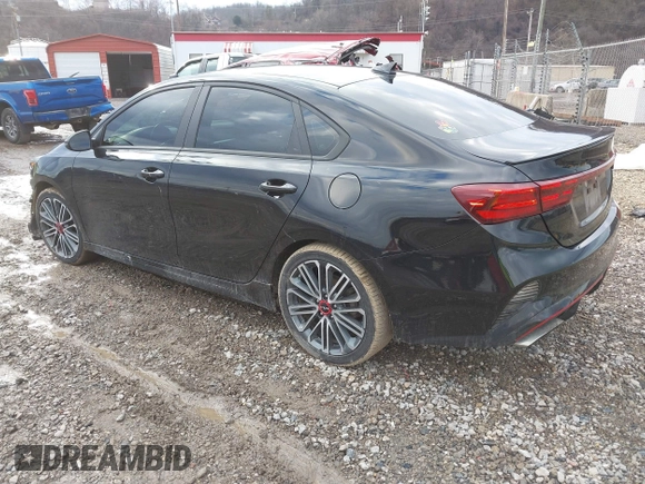 2023 Kia Forte GT with VIN 3KPF44AC4PE607003, listed as a IAAI auction lot 41628064 with 33,844 mi miles and . Bid and sale history available at carsss.com. Image 3.