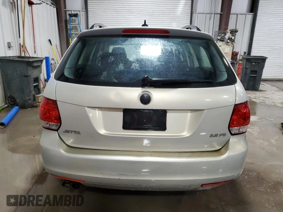 2010 Volkswagen Jetta SportWagen SE with VIN 3VWTZ7AJ8AM613773, listed as a Copart auction lot 43980685 with 0 mi miles and Salvage Title. Bid and sale history available at carsss.com. Image 6.