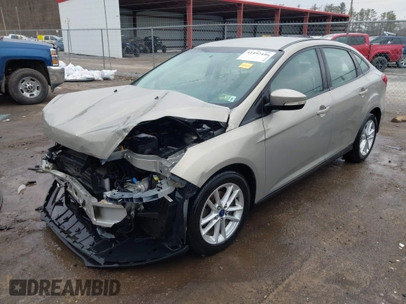 2015 Ford Focus SE with VIN 1FADP3F26FL299112, listed as a IAAI auction lot 41492446 with 57,103 mi miles. Bid and sale history available at carsss.com. Image 20.