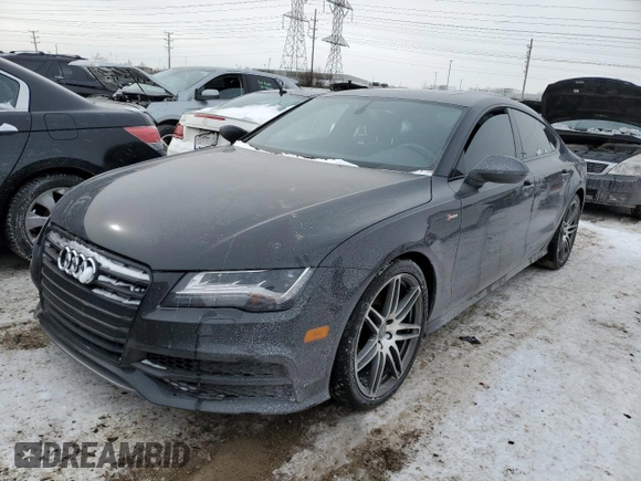 2014 Audi A7 3.0 Prestige with VIN WAU2GAFC8EN035629, listed as a Copart auction lot 45362845 with 81,263 mi miles and Salvage Title. Bid and sale history available at carsss.com. Image 1.