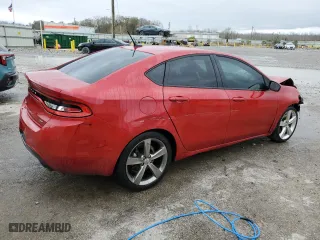2013 Dodge Dart GT with VIN 1C3CDFCB5DD341222, listed as a Copart auction lot 41402785 with 186,903 mi miles and Salvage Title. Bid and sale history available at carsss.com. Image 3.