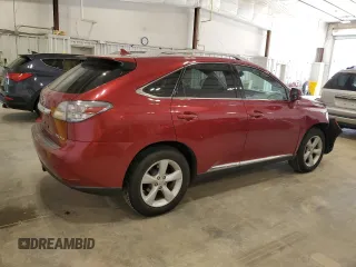 2012 Lexus RX 350 with VIN 2T2BK1BA6CC142860, listed as a Copart auction lot 54507075 with 198,475 mi miles and Clean Title. Bid and sale history available at DreamBid. Image 3.
