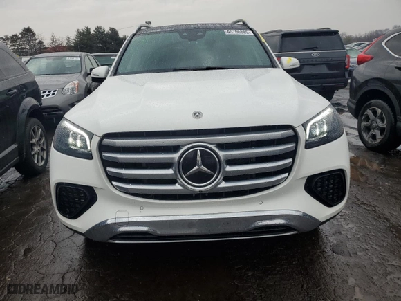 2024 Mercedes-Benz GLS with VIN 4JGFF5KE0RB207936, listed as a Copart auction lot 45706885 with 10,543 mi miles and Salvage Title. Bid and sale history available at carsss.com. Image 5.