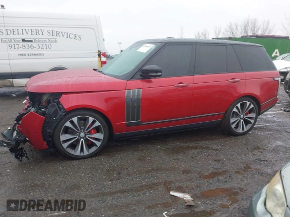 2020 Land Rover Range Rover SV Autobiography Dynamic with VIN SALGW2RE3LA580584, listed as a IAAI auction lot 41089853 with 62,057 mi miles and . Bid and sale history available at DreamBid. Image 14.