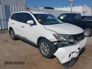 2014 Nissan Pathfinder SL with VIN 5N1AR2MN3EC700348, listed as a IAAI auction lot 41974897 with 119,654 mi miles and . Bid and sale history available at DreamBid. Image 1.