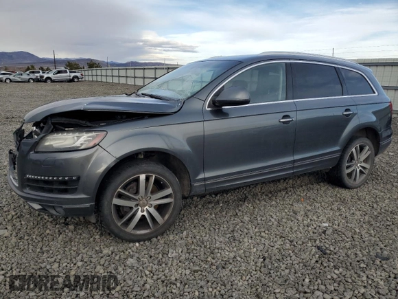 2014 Audi Q7 Premium Plus с VIN WA1LMAFE7ED015728, выставлен на аукционе Copart как лот 43236795 с пробегом 162 511 миль миль и Списание • Salvage title. История ставок и продаж доступна на DreamBid. Изображение 1.