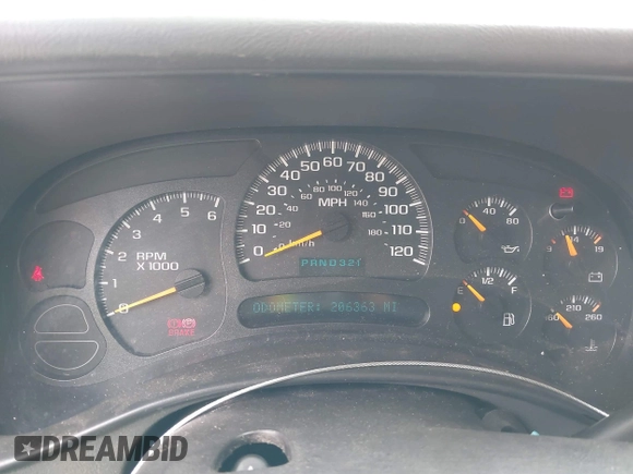 2004 Chevrolet Tahoe LS with VIN 1GNEC13Z84R178728, listed as a IAAI auction lot 42287262 with 206,393 mi miles and . Bid and sale history available at DreamBid. Image 7.