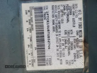 1996 Ford Ranger XL z VIN 1FTCR10U8TUB52746, wystawiony jako Copart lot #52148355 z przebiegiem 139 890 mil mil oraz Szkoda całkowita • Salvage title. Historia ofert i sprzedaży dostępna na DreamBid. Obrazek 12.