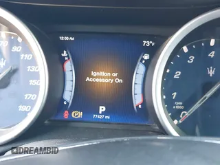 2015 Maserati Ghibli S Q4 z VIN ZAM57RTA2F1154296, wystawiony jako IAAI lot #42263935 z przebiegiem 77 427 mil mil oraz . Historia ofert i sprzedaży dostępna na DreamBid. Obrazek 7.