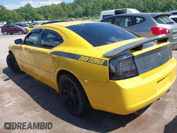 2006 Dodge Charger R/T with VIN 2B3KA53H36H347672, listed as a IAAI auction lot 42208502 with 86,386 mi miles and . Bid and sale history available at carsss.com. Image 3.