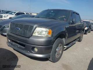 2007 Ford F-150 XLT with VIN 1FTPW12V57KC78483, listed as a IAAI auction lot 41793892 with 147,624 mi miles. Bid and sale history available at carsss.com. Image 2.