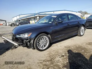 2016 Audi A6 3.0T Prestige with VIN WAUHGAFC3GN001045, listed as a Copart auction lot 41887495 with 68,634 mi miles and Salvage Title. Bid and sale history available at carsss.com. Image 1.