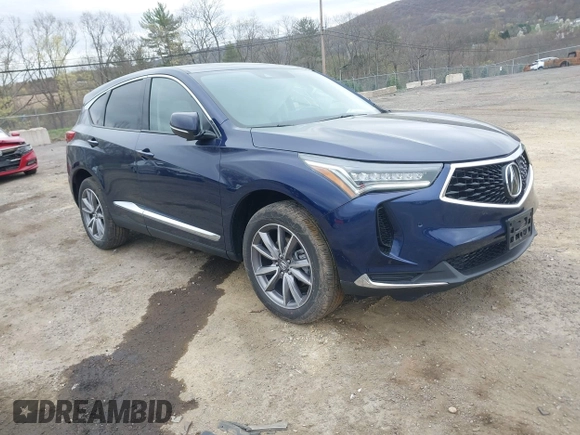 2024 Acura RDX Technology with VIN 5J8TC2H56RL010688, listed as a IAAI auction lot 42064217 with 9,873 mi miles and . Bid and sale history available at DreamBid. Image 1.