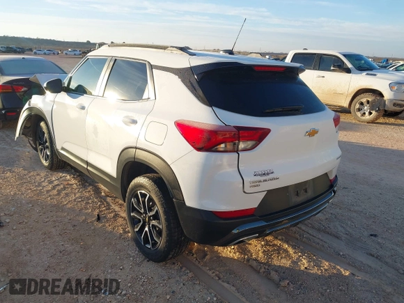 2023 Chevrolet TrailBlazer ACTIV with VIN KL79MSSL1PB060783, listed as a IAAI auction lot 41330323 with 26,004 mi miles and . Bid and sale history available at DreamBid. Image 3.