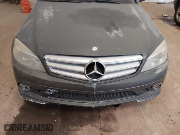 2009 Mercedes-Benz C-Class 3.5L Sport with VIN WDDGF56X59F212066, listed as a IAAI auction lot 41279151 with Not Provided miles. Bid and sale history available at carsss.com. Image 6.