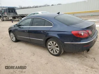 2012 Volkswagen CC Sport with VIN WVWMN7AN9CE544817, listed as a Copart auction lot 46077405 with 0 mi miles and Salvage Title. Bid and sale history available at carsss.com. Image 2.