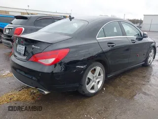 2015 Mercedes-Benz CLA 250 with VIN WDDSJ4GB6FN234908, listed as a IAAI auction lot 41943980 with 55,365 mi miles and . Bid and sale history available at DreamBid. Image 4.