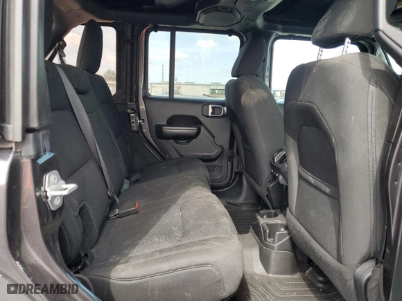 2018 Jeep Wrangler Unlimited Sport S with VIN 1C4HJXDG2JW147032, listed as a Copart auction lot 53462135 with 55,868 mi miles and Salvage Title. Bid and sale history available at carsss.com. Image 11.