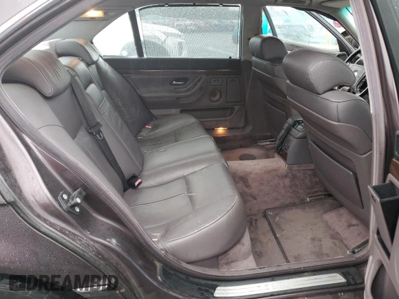 1997 BMW 7 Series 740il with VIN WBAGJ8329VDM00157, listed as a Copart auction lot 84459384 with 179,307 mi miles and Clean Title. Bid and sale history available at carsss.com. Image 10.