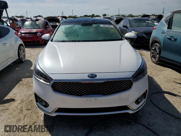 2017 Kia Cadenza Premium with VIN KNALC4J15H5052237, listed as a Copart auction lot 73831934 with 15,915 mi miles and Non Repairable. Bid and sale history available at carsss.com. Image 5.