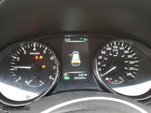 2017 Nissan Rogue SL with VIN 5N1AT2MV0HC869636, listed as a Copart auction lot 49747685 with 205,289 mi miles and Salvage Title. Bid and sale history available at carsss.com. Image 9.