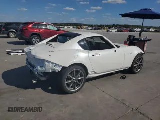 2023 Mazda MX-5 Miata Grand Touring with VIN JM1NDAM76P0561207, listed as a Copart auction lot 72202434 with 6,928 mi miles and Salvage title. Bid and sale history available at DreamBid. Image 3.