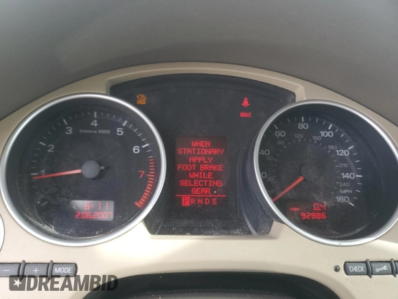 2006 Audi A4 3.0L with VIN WAUDT48H56K000631, listed as a Copart auction lot 77684094 with 92,886 mi miles and Salvage Title. Bid and sale history available at carsss.com. Image 9.