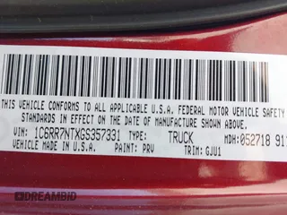 2016 Ram 1500 Laramie с VIN 1C6RR7NTXGS357331, выставлен на аукционе IAAI как лот 41878278 с пробегом 190 100 миль миль и . История ставок и продаж доступна на DreamBid. Изображение 9.
