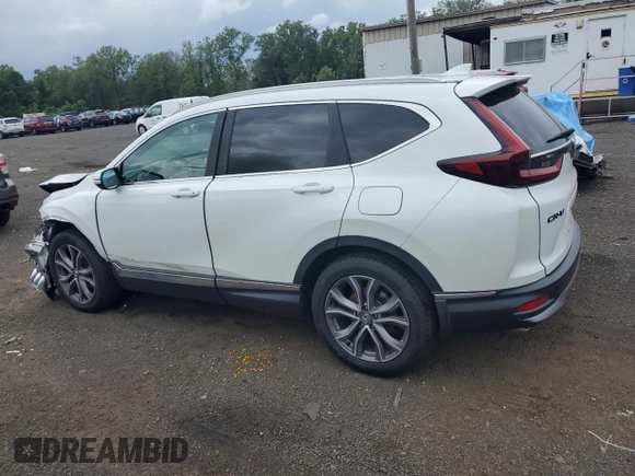 2020 Honda CR-V Touring z VIN 2HKRW2H90LH645727, wystawiony jako Copart lot #62077365 z przebiegiem 58 614 mil mil oraz Szkoda całkowita • Salvage title. Historia ofert i sprzedaży dostępna na DreamBid. Obrazek 2.