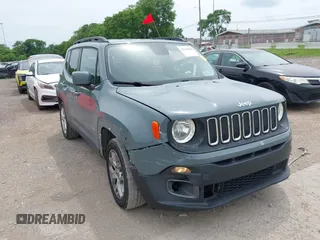 2017 Jeep Renegade Latitude z VIN ZACCJABB4HPF52900, wystawiony jako IAAI lot #42240340 z przebiegiem 110 658 mil mil oraz . Historia ofert i sprzedaży dostępna na DreamBid. Obrazek 6.