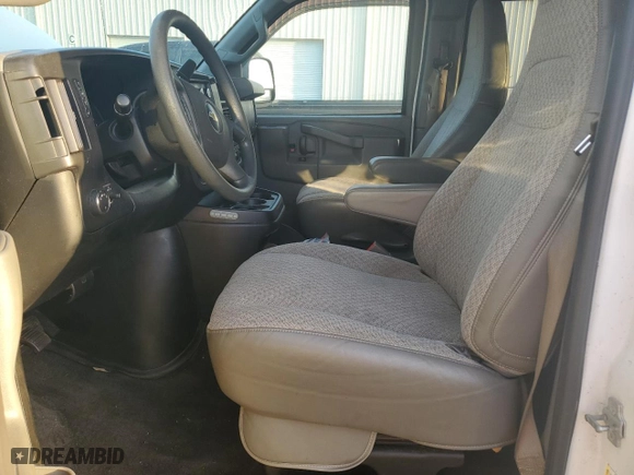 2017 Chevrolet Express Passenger LT with VIN 1GAZGPFG8H1255767, listed as a Copart auction lot 74813274 with 0 mi miles and Non Repairable. Bid and sale history available at carsss.com. Image 7.