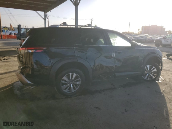 2022 Nissan Pathfinder SL with VIN 5N1DR3CA7NC231153, listed as a Copart auction lot 87901495 with 25,449 mi miles and Salvage Title. Bid and sale history available at carsss.com. Image 3.