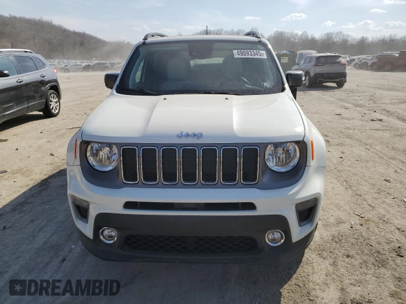 2020 Jeep Renegade Limited with VIN ZACNJBD13LPL72008, listed as a Copart auction lot 49093345 with 33,515 mi miles and Salvage title. Bid and sale history available at DreamBid. Image 5.