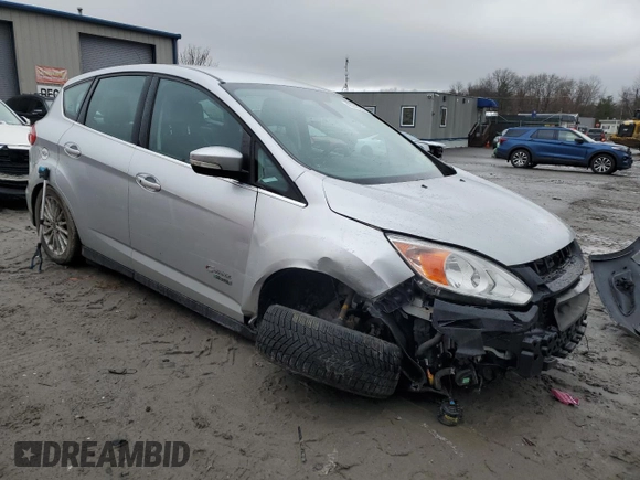 2015 Ford C-Max Energi SEL with VIN 1FADP5CU9FL105058, listed as a Copart auction lot 45743354 with 0 mi miles. Bid and sale history available at carsss.com. Image 4.