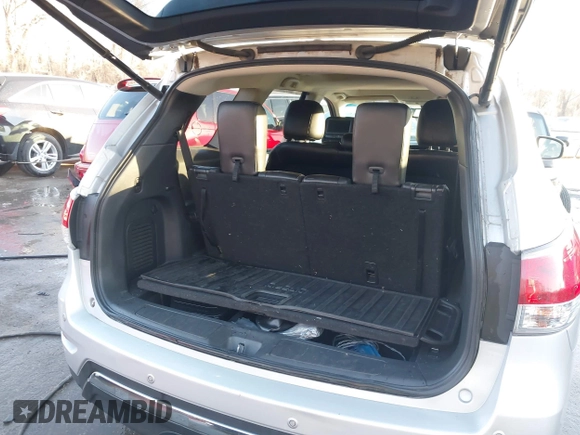 2013 Nissan Pathfinder SV with VIN 5N1AR2MM0DC638476, listed as a IAAI auction lot 41413391 with 120,743 mi miles. Bid and sale history available at carsss.com. Image 12.