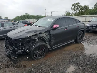 2025 Mercedes-Benz GLE 450 with VIN 4JGFD5KB3SB359002, listed as a Copart auction lot 55676945 with 2,935 mi miles and Salvage title. Bid and sale history available at DreamBid. Image 1.