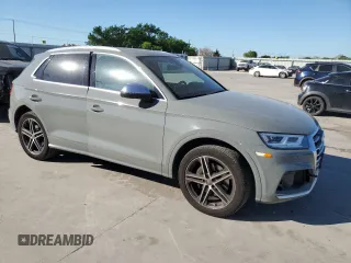 2020 Audi SQ5 Premium Plus with VIN WA1B4AFY1L2030062, listed as a Copart auction lot 49366574 with 48,223 mi miles and . Bid and sale history available at DreamBid. Image 4.