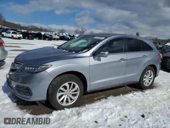 2016 Acura RDX Tech Pkg with VIN 5J8TB4H55GL017434, listed as a Copart auction lot 43699895 with 89,954 mi miles and Salvage Title. Bid and sale history available at carsss.com. Image 1.