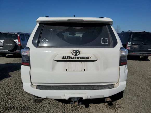 2019 Toyota 4Runner SR5 with VIN JTEBU5JR6K5677837, listed as a Copart auction lot 46954615 with 87,343 mi miles and Salvage Title. Bid and sale history available at carsss.com. Image 6.