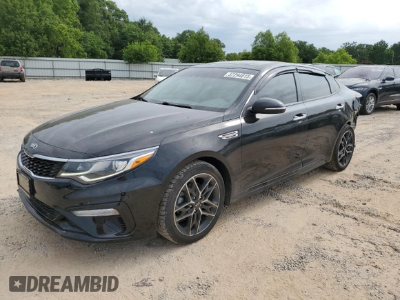 2020 Kia Optima LX with VIN 5XXGT4L36LG434378, listed as a Copart auction lot 57294815 with 58,834 mi miles and Salvage title. Bid and sale history available at DreamBid. Image 1.