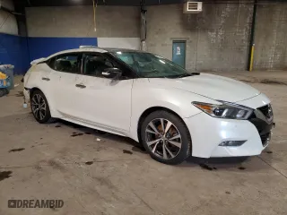 2017 Nissan Maxima SV with VIN 1N4AA6AP8HC440130, listed as a Copart auction lot 83449764 with 80,323 mi miles and Salvage Title. Bid and sale history available at carsss.com. Image 4.