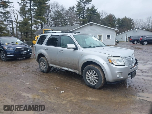 2009 Mercury Mariner Premier with VIN 4M2CU97719KJ15260, listed as a IAAI auction lot 41500367 with 104,063 mi miles. Bid and sale history available at carsss.com. Image 1.