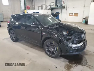 2021 Acura RDX w/A-Spec Package with VIN 5J8TC2H68ML013397, listed as a Copart auction lot 53690604 with 16,931 mi miles. Bid and sale history available at carsss.com. Image 4.